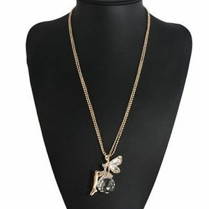 ❤️FinalSaleStunning Crystal Fairy Angel Necklace!!